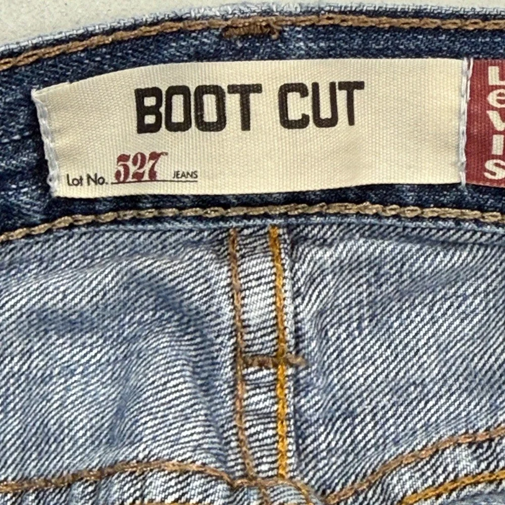 Levis Mens 527 Jeans 32x32 Medium Wash Denim Boot Cut Western Cowboy Work